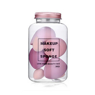 Ostatní Sada 7 ks růžových houbiček na make-up woman