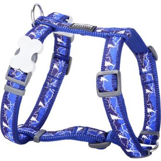 Postroj RD 20 mm x 45-66 cm - Lightning Dark Blue