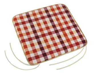 Sedák EMA hladký - kostka terra - 40x40 cm, hladký