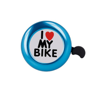 Zvonek na kolo Forever Outdoor Blue I love my bike