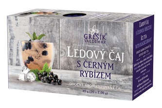 Grešík Ledový čaj s černým rybízem 20 x 2,0 g