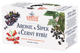 Grešík Arónia &amp; Šípka &amp; Čierne ríbezle 20 x 2,0 g
