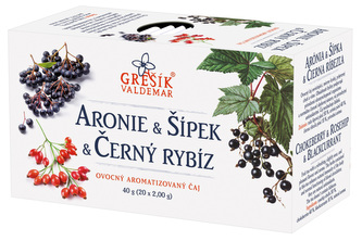 Grešík Arónia & Šípka & Čierne ríbezle 20 x 2,0 g