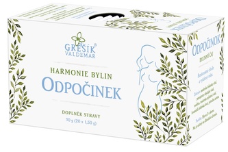 Grešík Odpočinok Harmónia bylín 20 x 1,5 g prebal