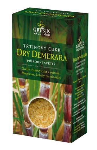 Grešík Cukor Dry Demerara trstinový prírodný svetlý 300 g