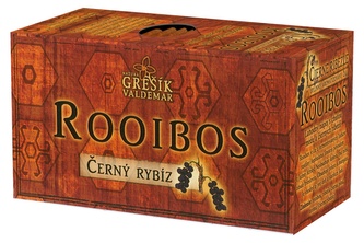 Grešík Rooibos Černý rybíz 20 x 1,5 g