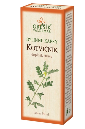 Grešík Kotvičník kvapky 50 ml