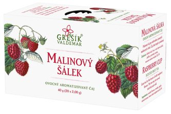 Grešík Malinová šálka 20 x 2,0 g