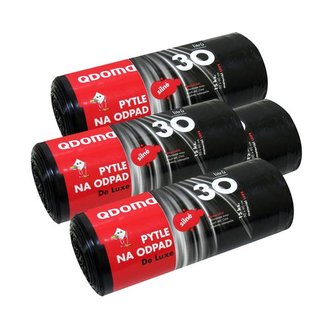 SADA 4 KS PYTLŮ DO ODPAD. KOŠŮ DE LUXE, 30 L, 15 K