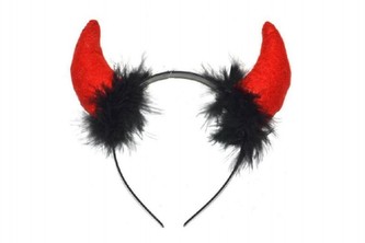 Čertovské rohy  11,5x21cm karneval