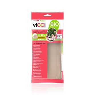 VIGO!  TÁCKY PAPÍROVÉ  HNĚDÉ 13X20 CM, 20 KS