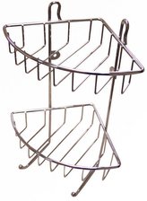 polička rohová dvoupatrová 30 x 22,5 x 16,8 cm