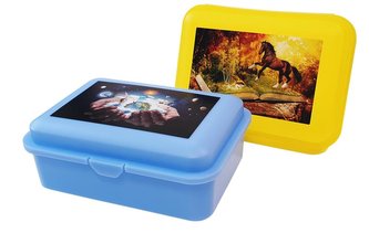 BOX SVAČINOVÝ 18X13X7CM+POTISK IML-SNOVÉ MOTIVY