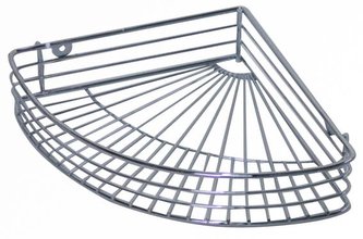 polička koupelnová rohová 6,6 x 31,5 x 22,7 cm