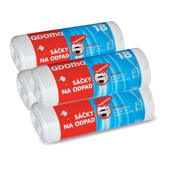 SADA 4 KS SÁČEKŮ DO ODPADKOVÉHO KOŠE 18L/30KS