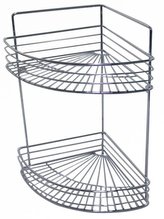 polička koupelnová rohová 23 x 30,6 x 37,5 cm