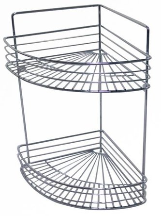 polička koupelnová rohová 23 x 30,6 x 37,5 cm