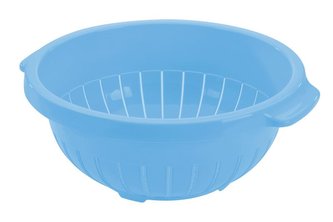 CEDNÍK MISKA 32CM PLAST MODRÁ