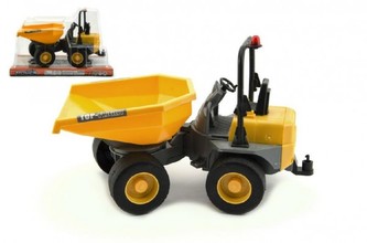 Auto stavební sklápěč plast 25cm na setrvačník v blistru