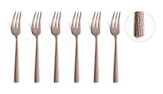 VIDLIČKA DEZERTNÍ 6KS FECILITY RŮŽOVÁ