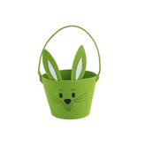 KOŠÍK VEĽKONOČNÝ &quot;ZAJAČIK&quot; 15X12CM, PLSTENÝ,ASS