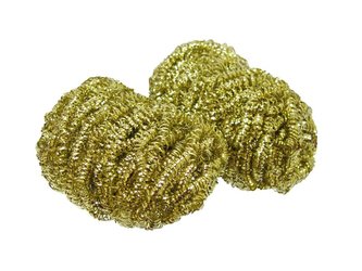 Drátěnka pomosazovaná 2 ks,  5,5 x 2,6 cm