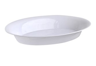 MÍSA SERVÍROVACÍ OVÁLNÁ 39X27X6 CM, PLAST