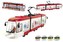 Tramvaj plast 43cm na baterie česky mluvící se světlem v krabici (1 kus)