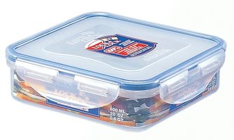 dóza na potraviny LOCk 15,5 x 15,5 x 4,5 cm, 600 ml