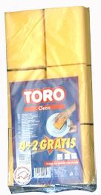 hubka na nádobí tvarovaná, 4+2 ks, 6,4 x 9,4 x 4 cm