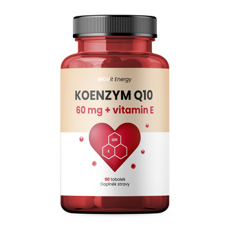 MOVit Energy Koenzym Q10 60 mg + vitamín E Premium 90 kapslí
