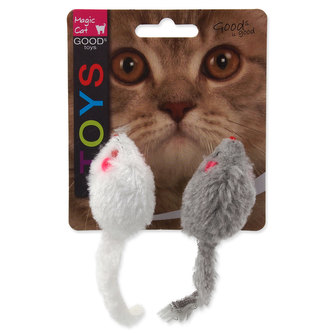 Hračka MAGIC CAT myšky hrkajúce s catnipom 11 cm