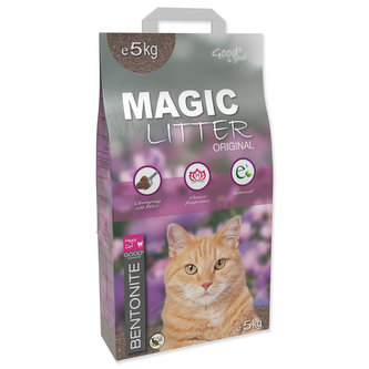 Kočkolit MAGIC LITTER Bentonite Original Flowers