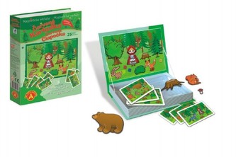 Magnetické príbehy Červená čiapočka 25 dielikov v krabici 19x26x4cm