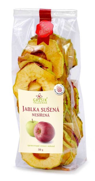 Grešík Jablká sušené nesírené 50 g
