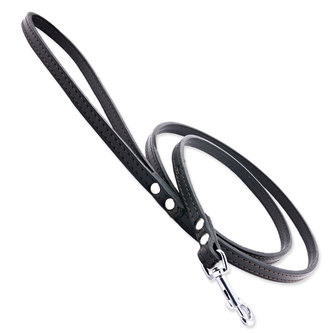 Vodítko TAMER kožené 1,0 / 115 cm černé