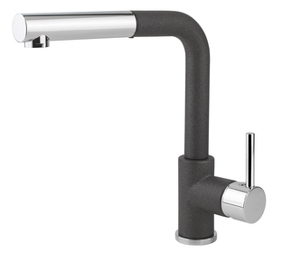 BDG4527bc Baterie dřezová se sprchou granit ČERNÁ