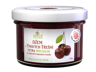 Grešík Džem Z tmavých čerešní extra Špeciálna 210 g