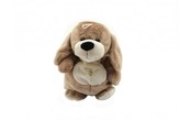 Maňásek pes béžový se zvukem plyš 25cm v sáčku 0+