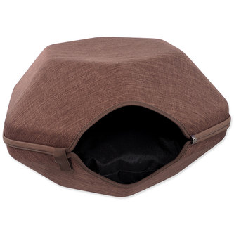 Pelech MAGIC CAT Hexagon hnedý 53 cm