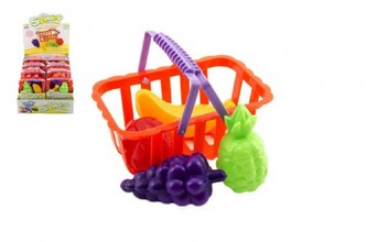 Košík ovoce/zelenina plast 14cm 8ks v boxu