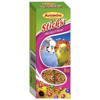 Tyčinky AVICENTRA vitamínové pre andulky