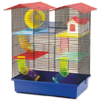 Klietka SMALL ANIMALS CH2 modrá + červená