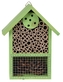 Dřevěný hmyzí hotel 15x8x20 cm, zelený