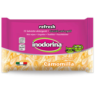 Ubrousky INODORINA na oči a uši Heřmánek