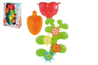 Mlýnek do vany kytička plast 32cm v krabici 22x32x11cm 18m+