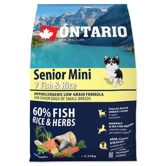 ONTARIO Senior Mini Fish & Ryža
