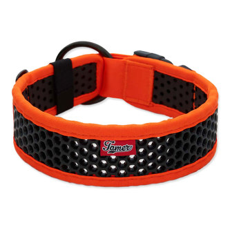 Obojek TAMER Softy - 5,1 x 50-56 cm - oranžovočerný
