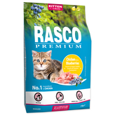 RASCO Premium Cat Kibbles Mačiatko, kuracie mäso, čučoriedky