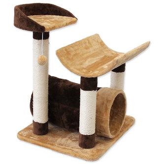 Odpočívadlo MAGIC CAT Fiona svetlo hnedé / tmavo hnedé